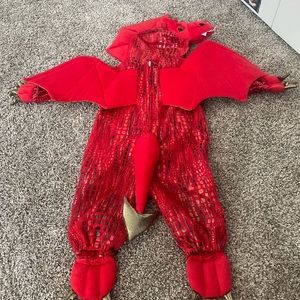 Pottery Barn red dragon costume 6-12 months